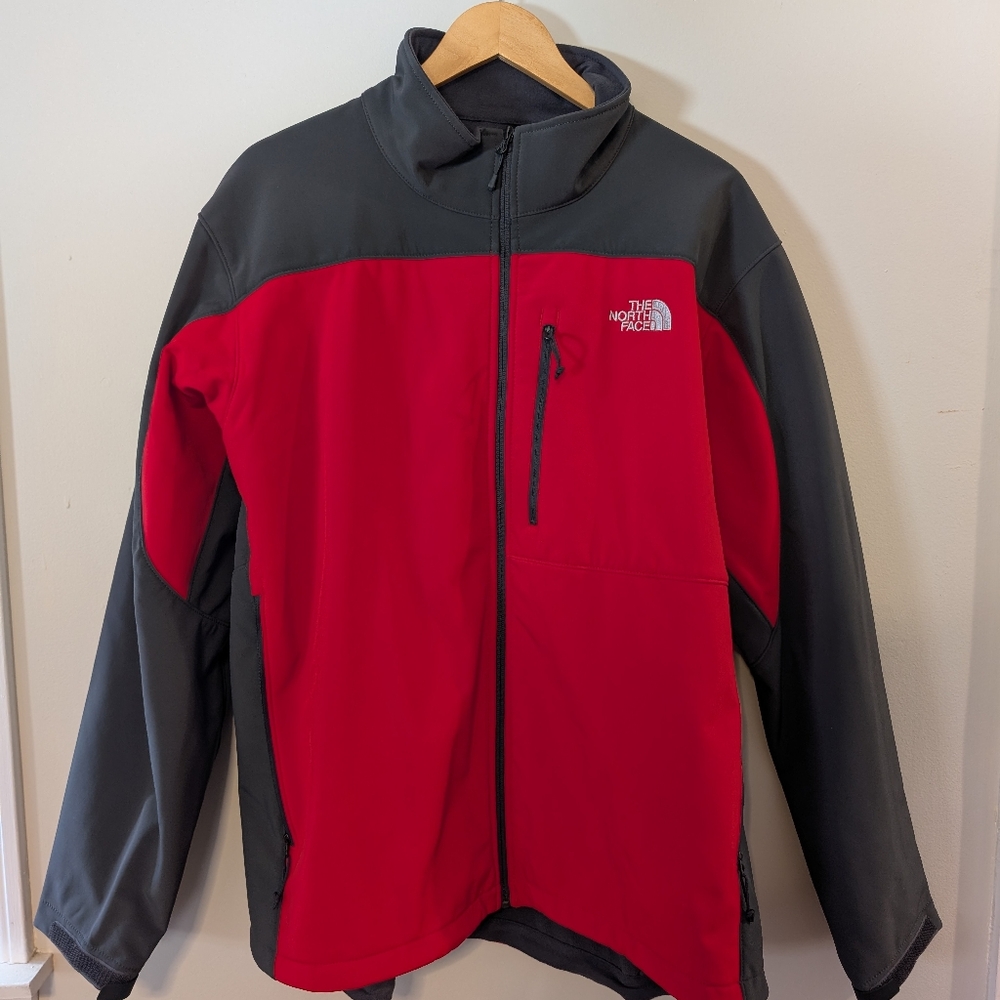 The North Face Men's Red and Black Jacket